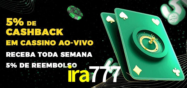 Promoções do cassino ao Vivo ira777